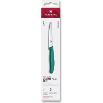 Набор ножей VICTORINOX SWISS CLASSIC 6.7234.6C1 зеленый европодвес