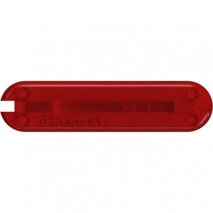 Задняя накладка для ножей VICTORINOX 58 мм пластиковая полупрозрачная красная C.6200.T4
